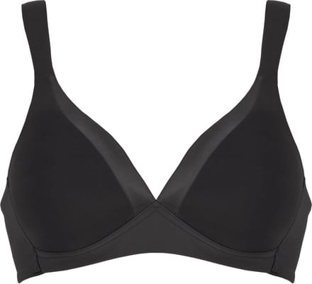Naturana - Soft bh met glansband - 5119 - Zwart - 75E