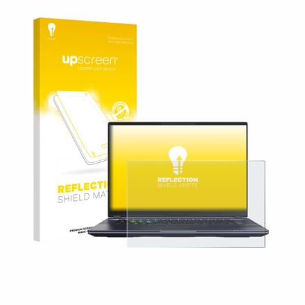 upscreen - Screenprotector voor Gigabyte AORUS 16X 2024 - Folie Beschermfolie anti glare matte