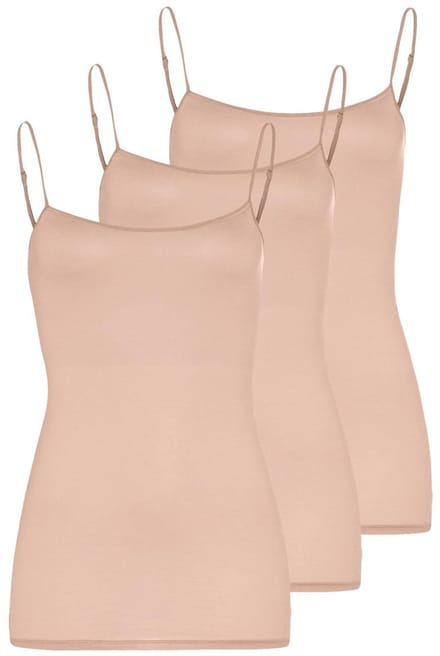 Hanro Dames spaghettitop 3 pack Ultralight