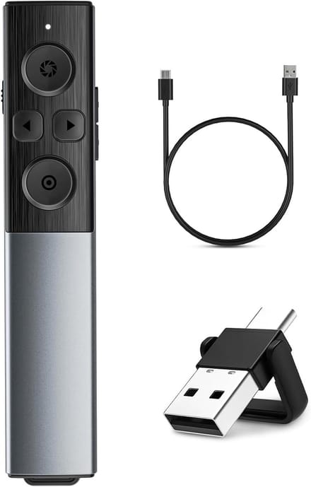 Presentatie Klikker - Draadloze Presenter - Pointer - Oplaadbaar