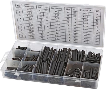 315 Delige Spanstiften Assortiment Metrische Maten