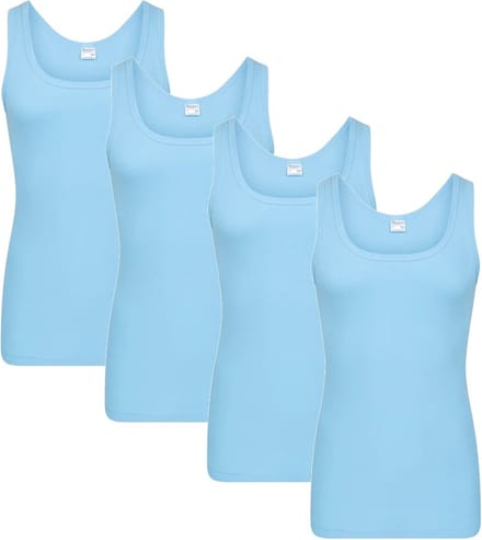 Beeren heren hemd - 4-pack - maat M - bleu