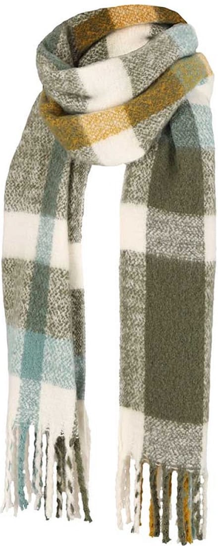 Winter Sjaal Dames Sjaal Khaki-Oker