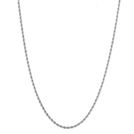 Go Dutch Label Collier gedraaid zilver N2492-1