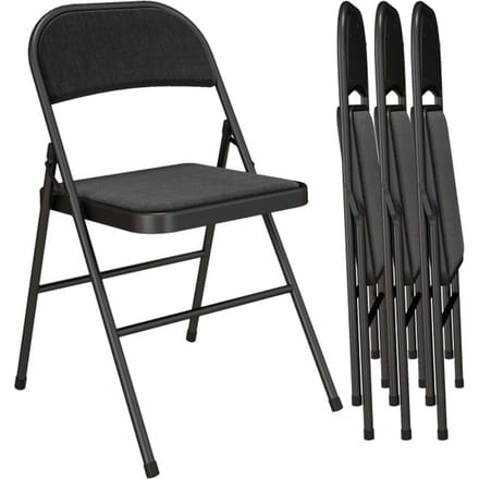 4goodz 4 stuks stevige klapstoelen van kunststof max 120 kg -