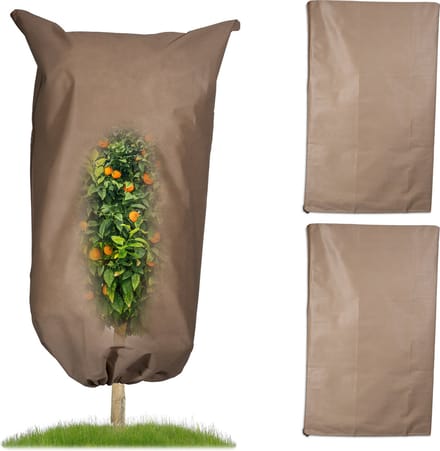 Beschermhoes planten - set van 3 - 180 x 120 cm - tegen vorst