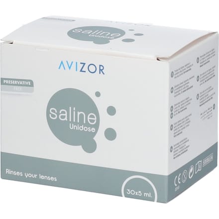 Saline Oplossing Lenzen Unidoses 30x5 Bewarings-en-reinigingsoplossing