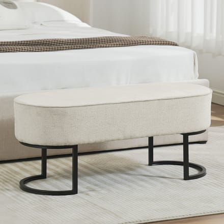 Milton & Oldbrook Chenille Bank Amadora Beige