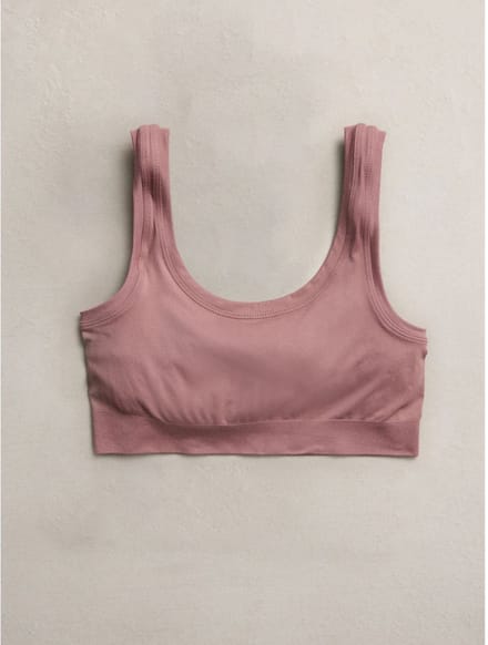 Next - Dames - N.Premium Heerlijk zachte Naadloze Cropped Beha - Roze