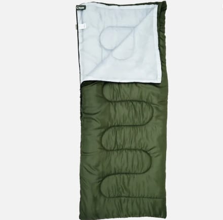 FROYAK - Slaapzak - Groen - 1 persoon - Dekenmodel - 200 x 80 cm