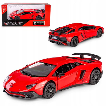 Lamborghini Aventador SV Coupé Rood RMZ City 1:36 Pull-back Auto