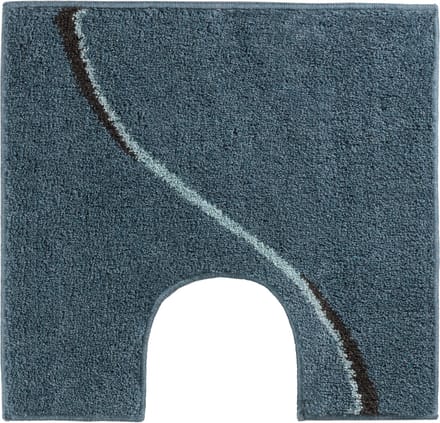 Casilin Carve WC-mat - 60 x 55 cm - Met uitsparing - Oceaanblauw