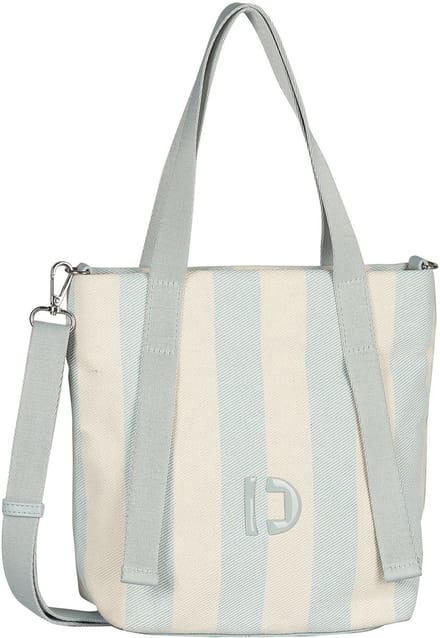 TOM TAILOR schoudertas handtas Jett Crossover Bag Stripes Blue Lichtblauw