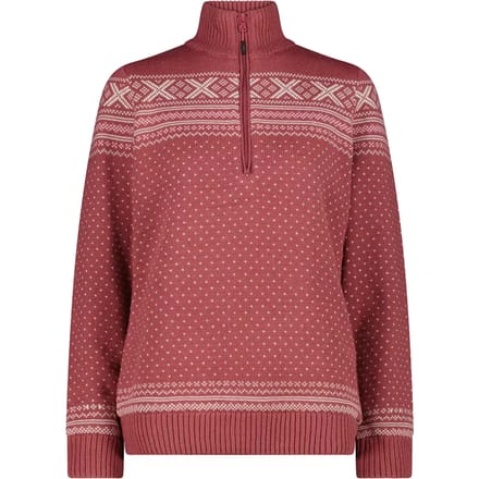 Pull 1/2 zip in brei vrouw CMP WP