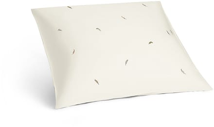 Yumeko kussensloop katoensatijn multicolor feather 60x70 - Bio, eco & fairtrade - 1 stuk
