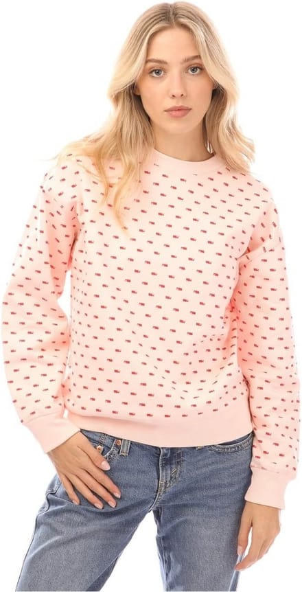 Dames Sweatshirt met Mini Batwing Print - Comfortabele Sweater