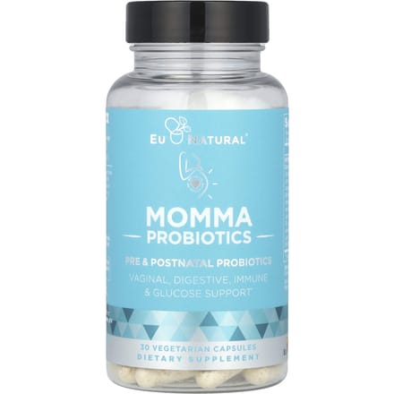 Eu Natural, Momma Probiotic, probiotique prénatal et postnatal, 30 capsules végétales