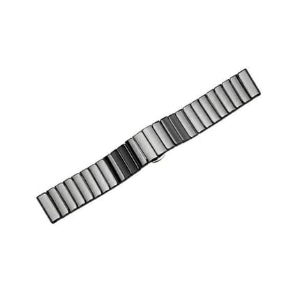 Beline - Horlogebandje - Zwart - 20mm - Solide