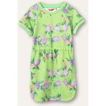 Oilily Deborah sweat jurk- maat152/12yr Forrest Groen
