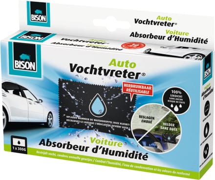 Bison Auto Vochtvreter - Auto Ontvochtiger - Herbruikbaar - 300 gram