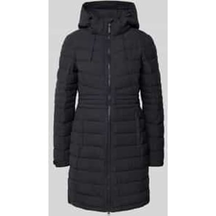 Slim fit functionele lange jas met 10.000 mm waterkolom