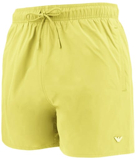Emporio Armani heren zwemshort patch logo geel