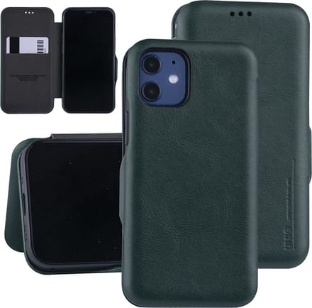 UNIQ Accessory Groen hoesje iPhone 12 Mini - Book Case