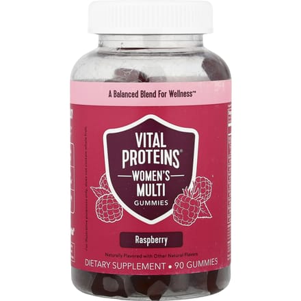 Vital Proteins, Uitgebreide Gummies voor Vrouwen, Framboos, 90 Gummies