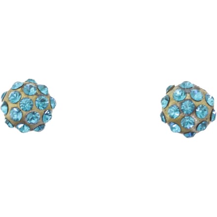 Behave – Dames oorstekers – Petrol blauw 8 mm – Vintage look