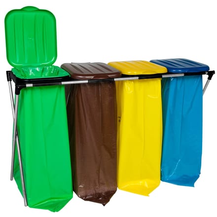 GSG24 - Afvalzakstandaard - 120L - 4 Kleuren - Ocynkowany