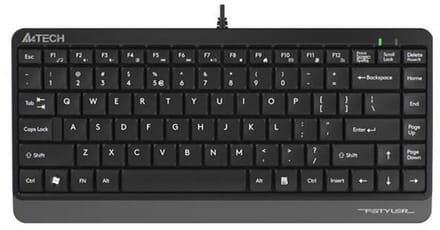 A4Tech FSTYLER FK11 Serie - Mini Bedraad Toetsenbord - Grijs - Ultra Dun - Compact
