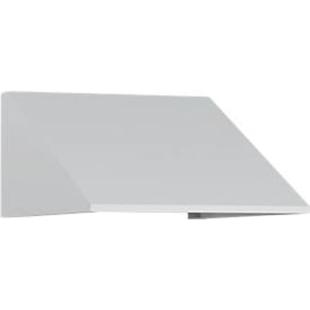C+P schuin dak, voor kastbreedte 400 mm, lichtgrijs