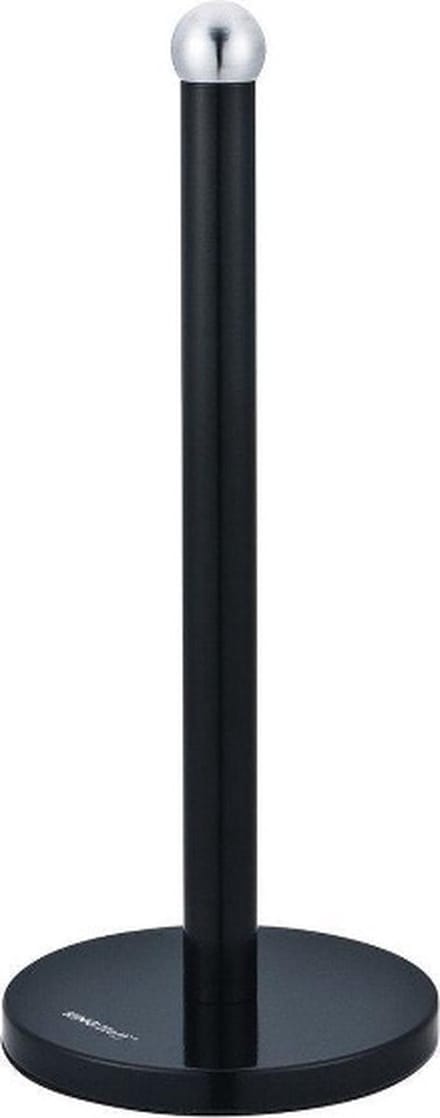 Kinghoff - keukenrol houder - 15 x 36 cm - zwart