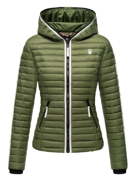 Navahoo Dames Gewatteerde Jas Kimuk Princess – Licht, Modern & Met Capuchon