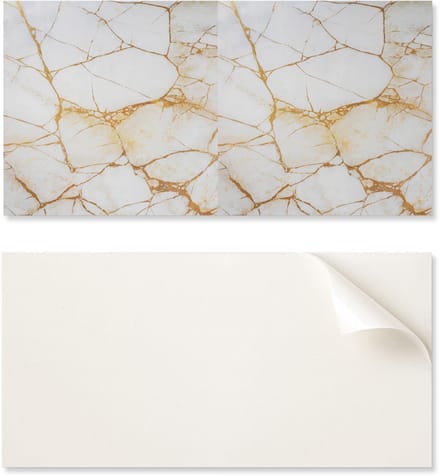 Zelfklevend vinylpaneel met print, 120x60 cm, elegant marmerpatroon