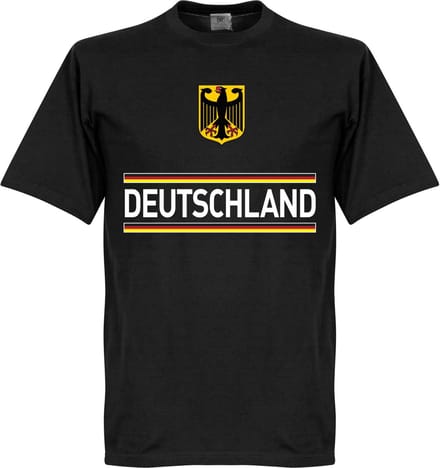 Duitsland Team T-Shirt - Zwart  - XXL