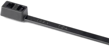 HellermannTyton 117-05050 T50RDH-PA66HS-BK Kabelbinder 210 mm 4.70 mm Zwart 100 stuk(s)