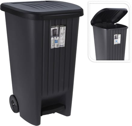 Homestyle Afvalcontainer - Huishoud - 90 l Antraciet