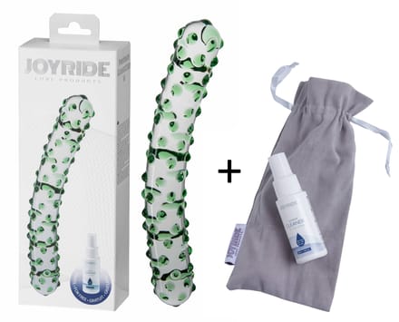 Joyride – Glazen Dildo met ribbels –  Set 14
