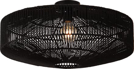 Olucia - PIPPA - Plafondlamp - Zwart - Vorm: Rond