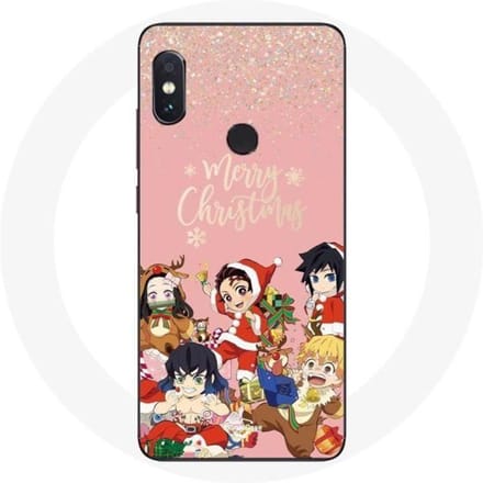 Coque pour Xiaomi Redmi Note 5 Pro Demon slayer merry christmas affiche Anime Manga