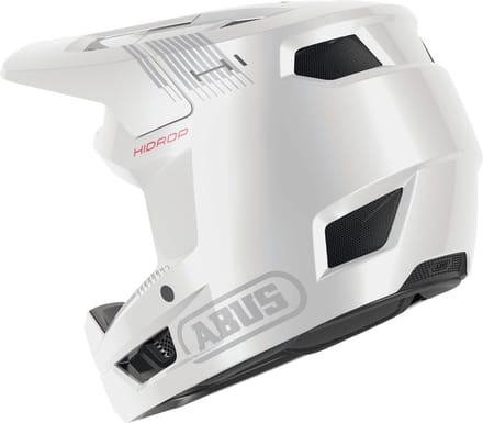 Fietshelm ABUS HIDROP shiny white XL - 61-62 cm - wit - Geschikt voor gebruik op mountainbikes - 1040 g