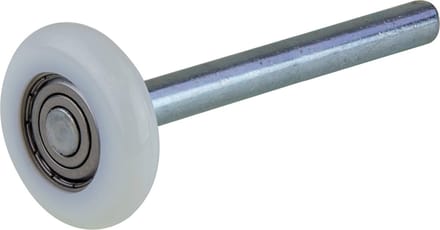 Loopwiel kort voor as - diameter 11 mm - garagedeur - accessoires