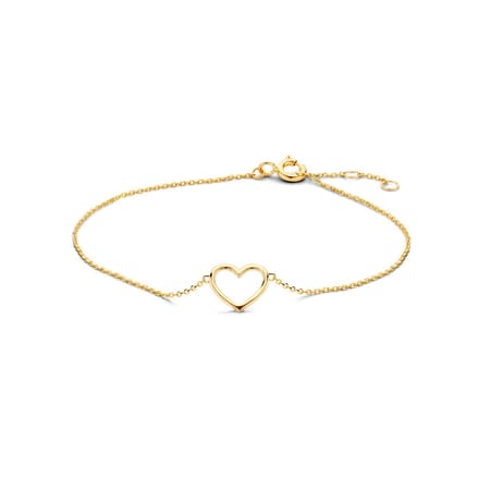 14K Geelgoud Armband Hart 0,8 Mm 16 - 17 - 18 Cm 4020730