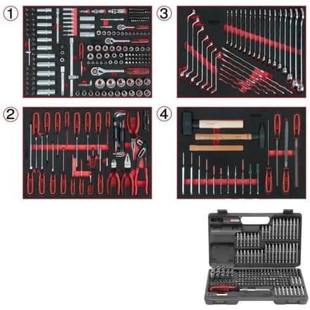 KS Tools 713.0515 Gereedschapsset Chroom-vanadium staal 515 onderdelen