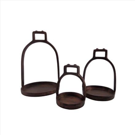 Deco4yourhome - Stijgbeugel - Set van 3 - Vintage copper