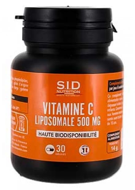 S.I.D Nutrition Liposomale Vitamine C 500 mg 30 Capsules