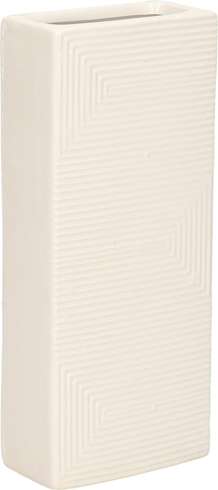 Gerimport Waterverdamper - wit - keramiek - 400 ml - radiatorbak luchtbevochtiger - 7,4 x 17,7 cm