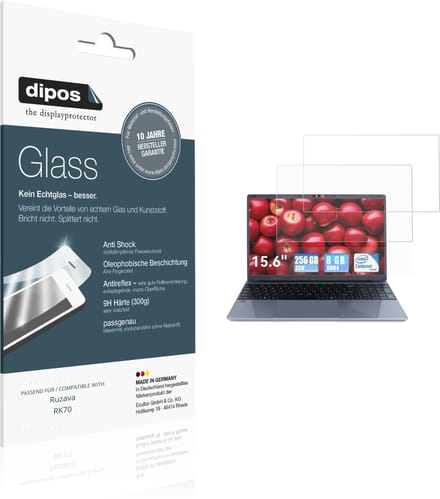 dipos – 2x Matte Pantserfolie geschikt voor Ruzava RK70 | 9H Screenprotector