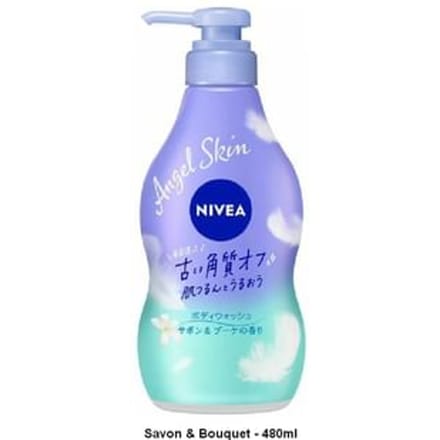Nivea Japan - Angel Skin Body Wash Savon & Bouquet - 480ml